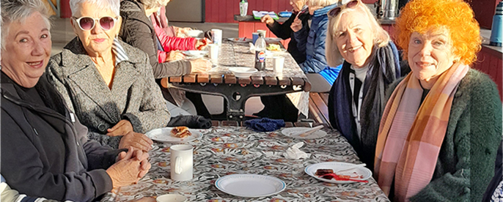 Some of our Chelmer members enjoying the BBQ